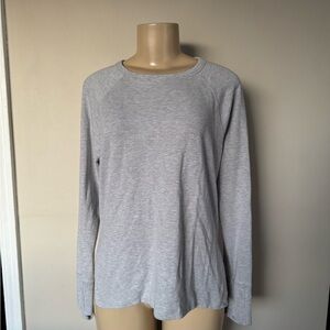 Athleta Gray Long Sleeve Top